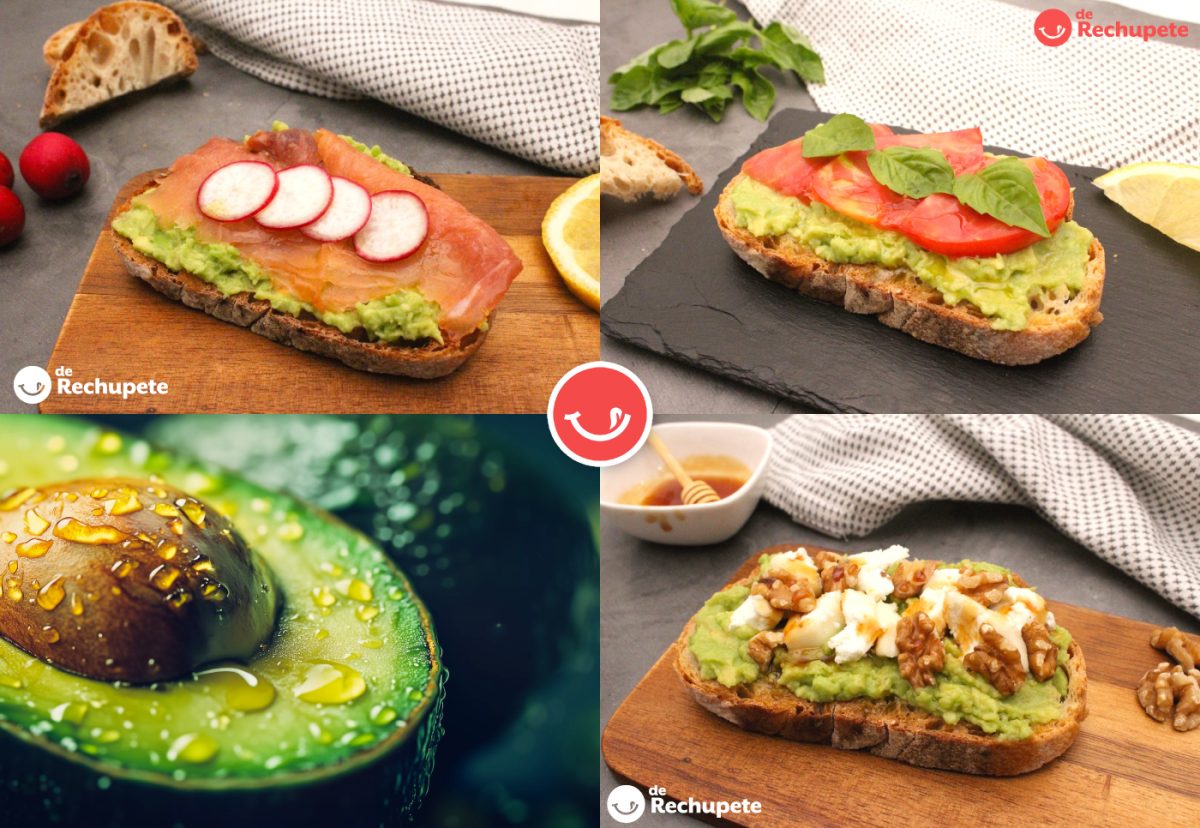 Tostas con aguacate:  ideas para desayunos o cenas ligeras
