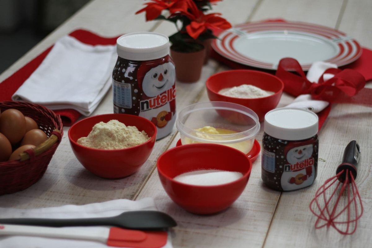 tronco de navidad con nutella paso 1