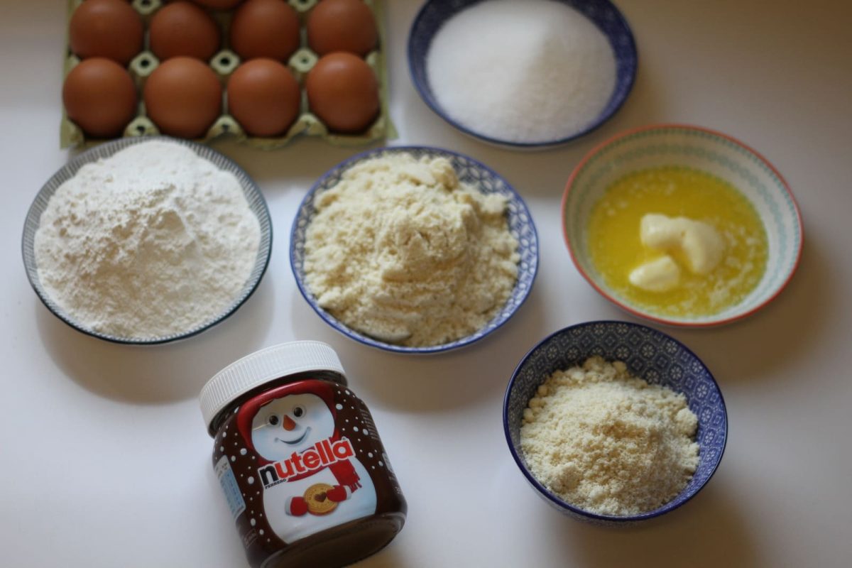 tronco de navidad con nutella paso 2