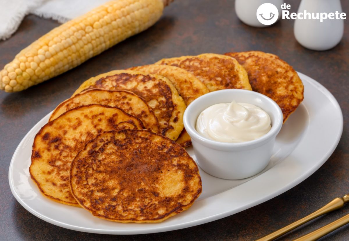 Chorreadas. Crepes de maíz dulces o salados de Costa Rica