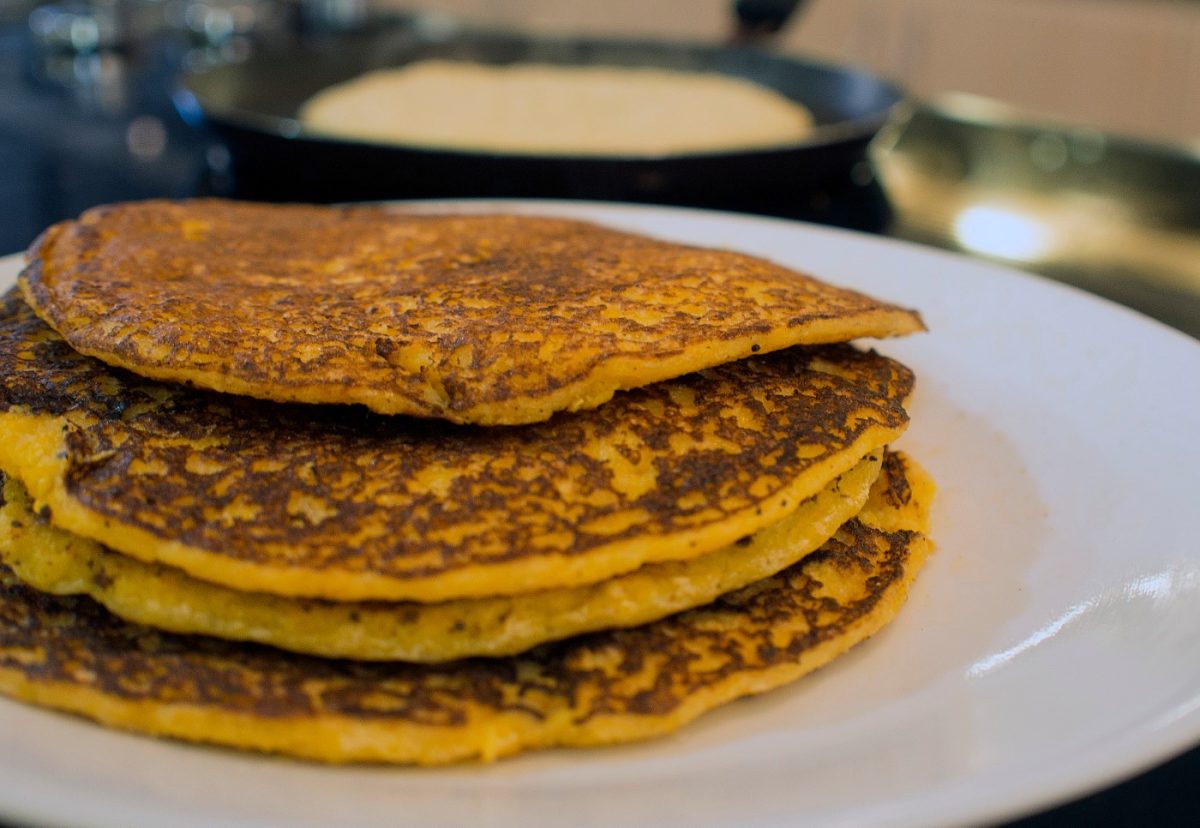Chorreadas. Crepes de maíz de Costa Rica