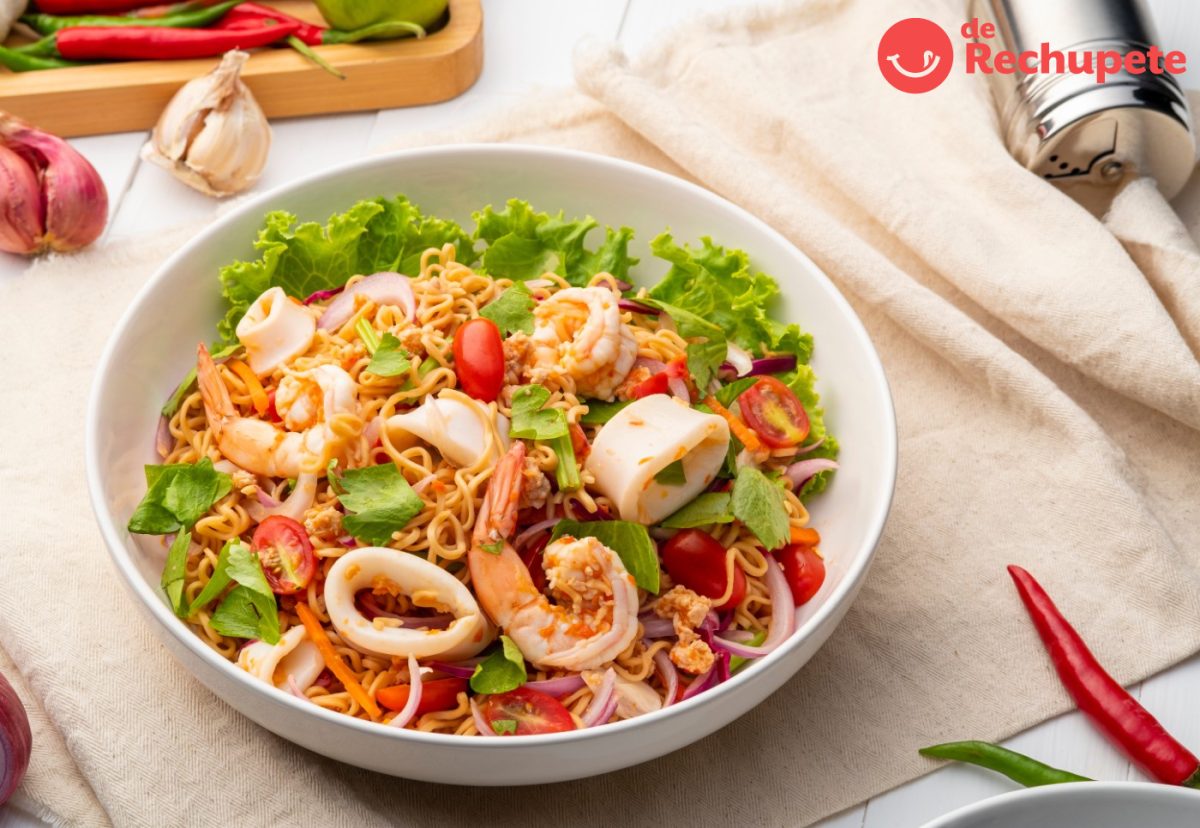 Ensalada thai. Fresca, exótica y fácil de preparar