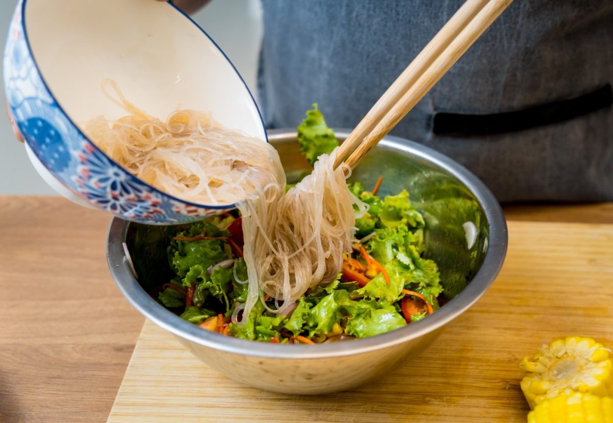 Ensalada thai. Fresca, exótica y fácil de preparar