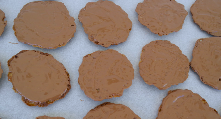 Moscovitas. Galletas asturianas de almendra y chocolate