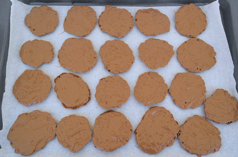Moscovitas. Galletas asturianas de almendra y chocolate