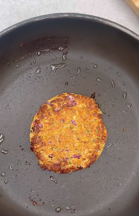 Hamburguesas de tofu caseras. Una receta rica en proteínas