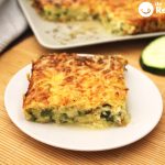 Pastel de calabacín al horno. Una receta fácil y saludable