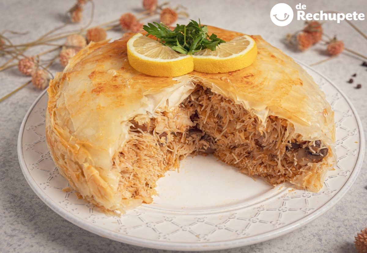 Pastela o bastela marroquí de pescado paso a paso
