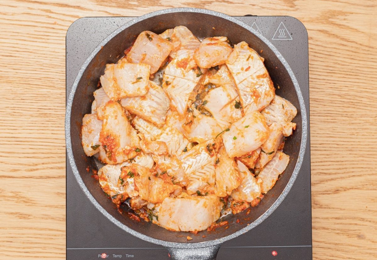 Pastela o bastela marroquí de pescado