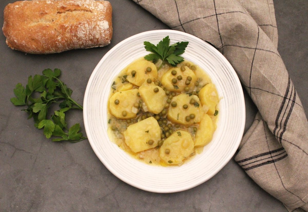 Patatas en salsa verde. Un plato rápido y sencillo de Cantabria