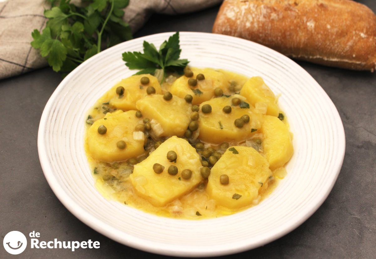Patatas en salsa verde. Un plato rápido y sencillo de Cantabria