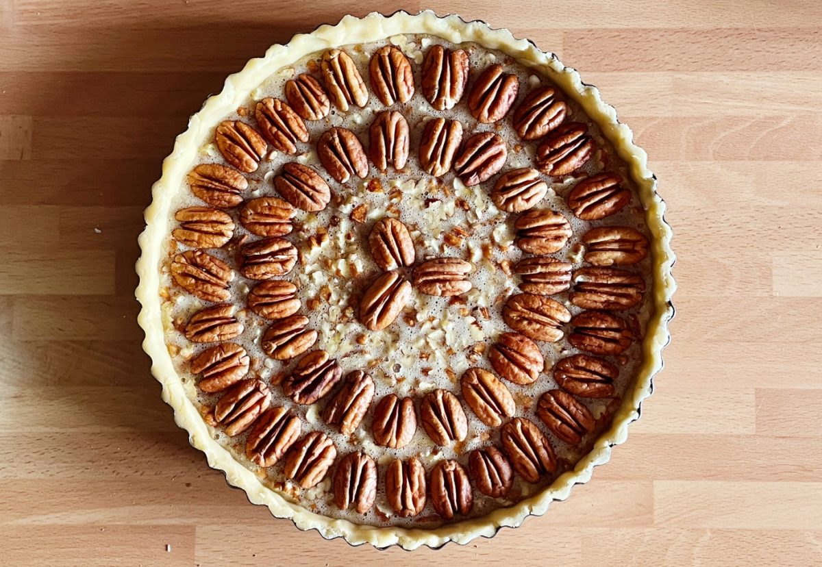 Pecan Pie. El clásico pastel americano de nueces