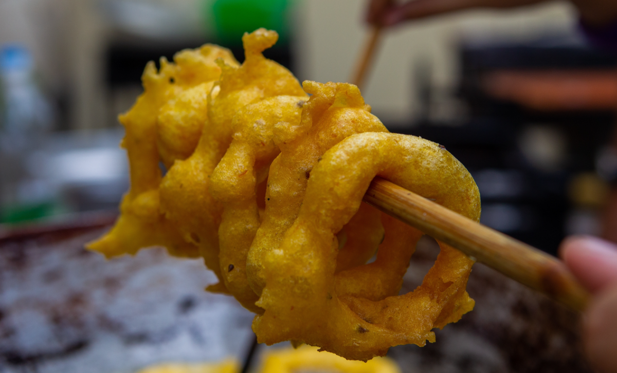 Picarones peruanos con miel o jaraba de cachaza paso a paso