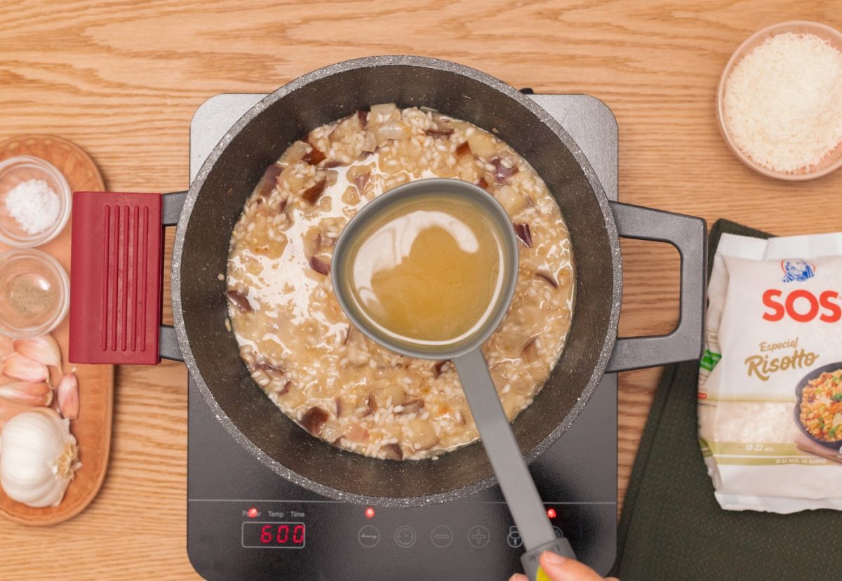 Risotto de berenjenas