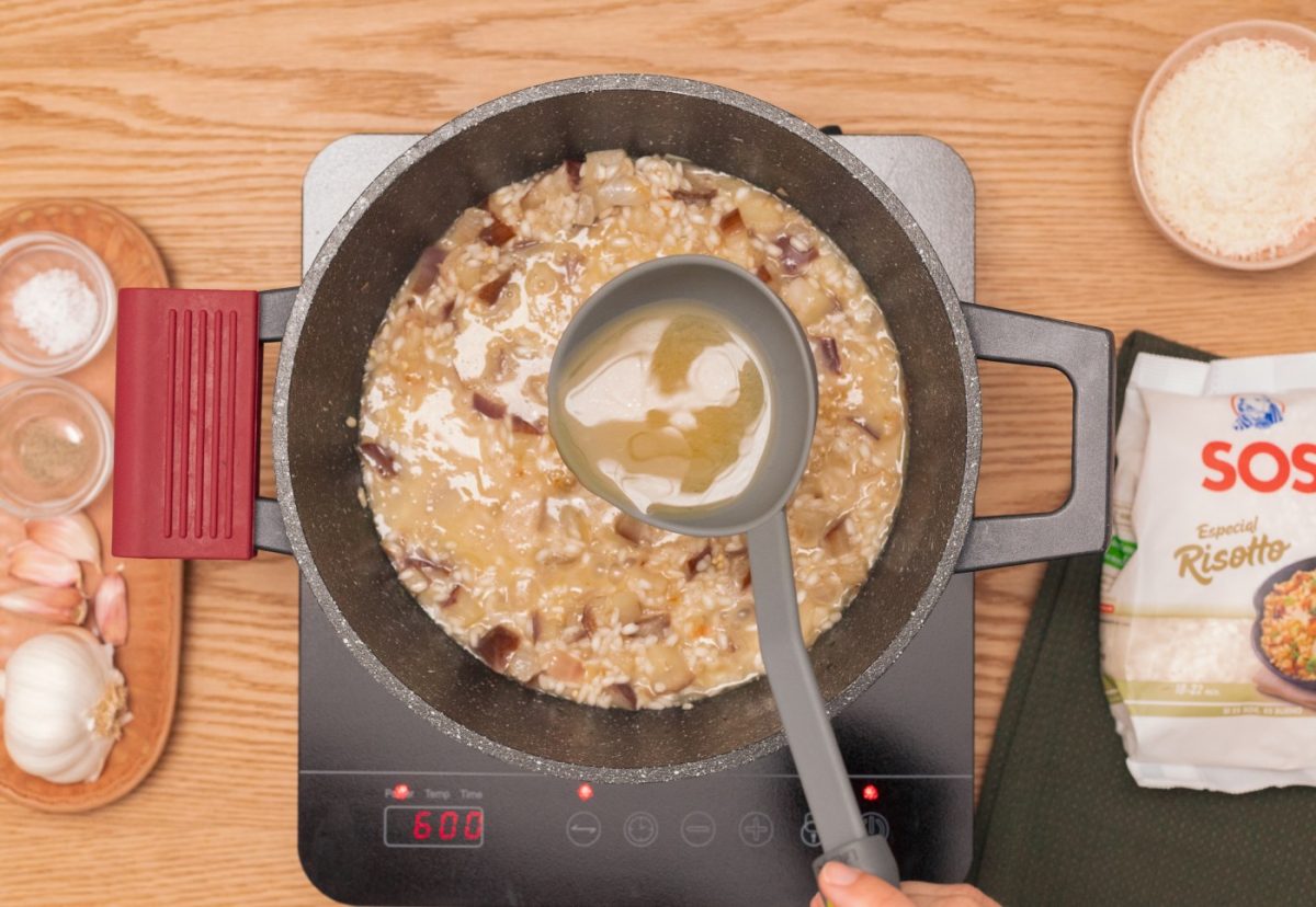 Risotto de berenjenas
