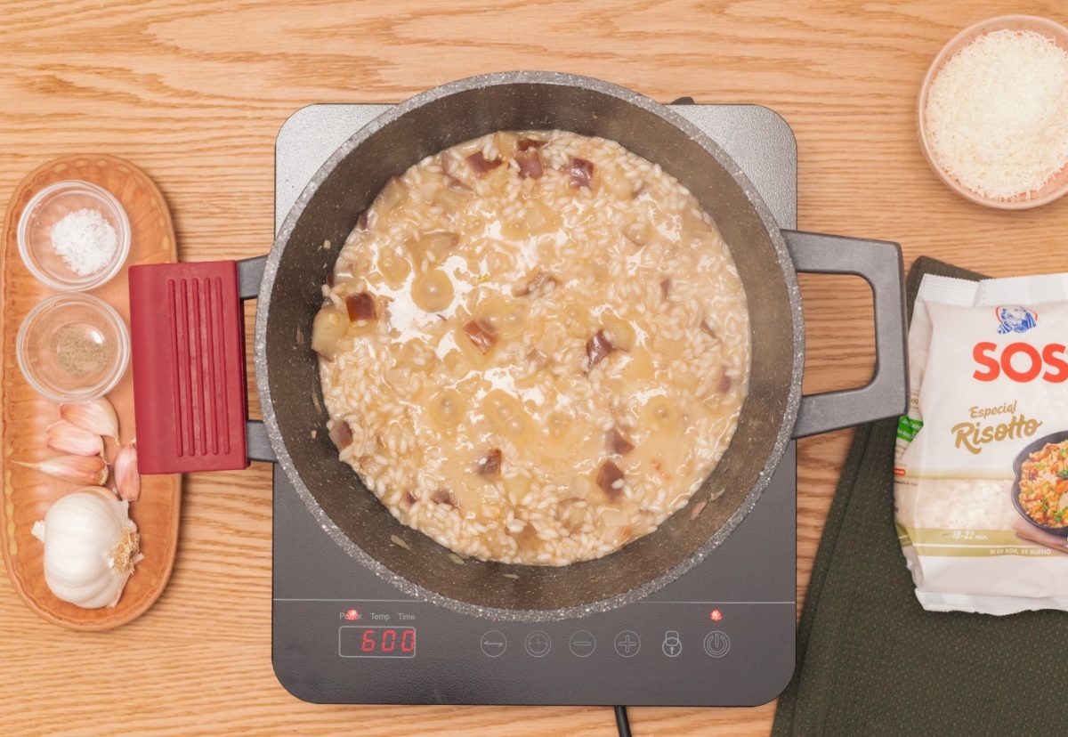Risotto de berenjenas