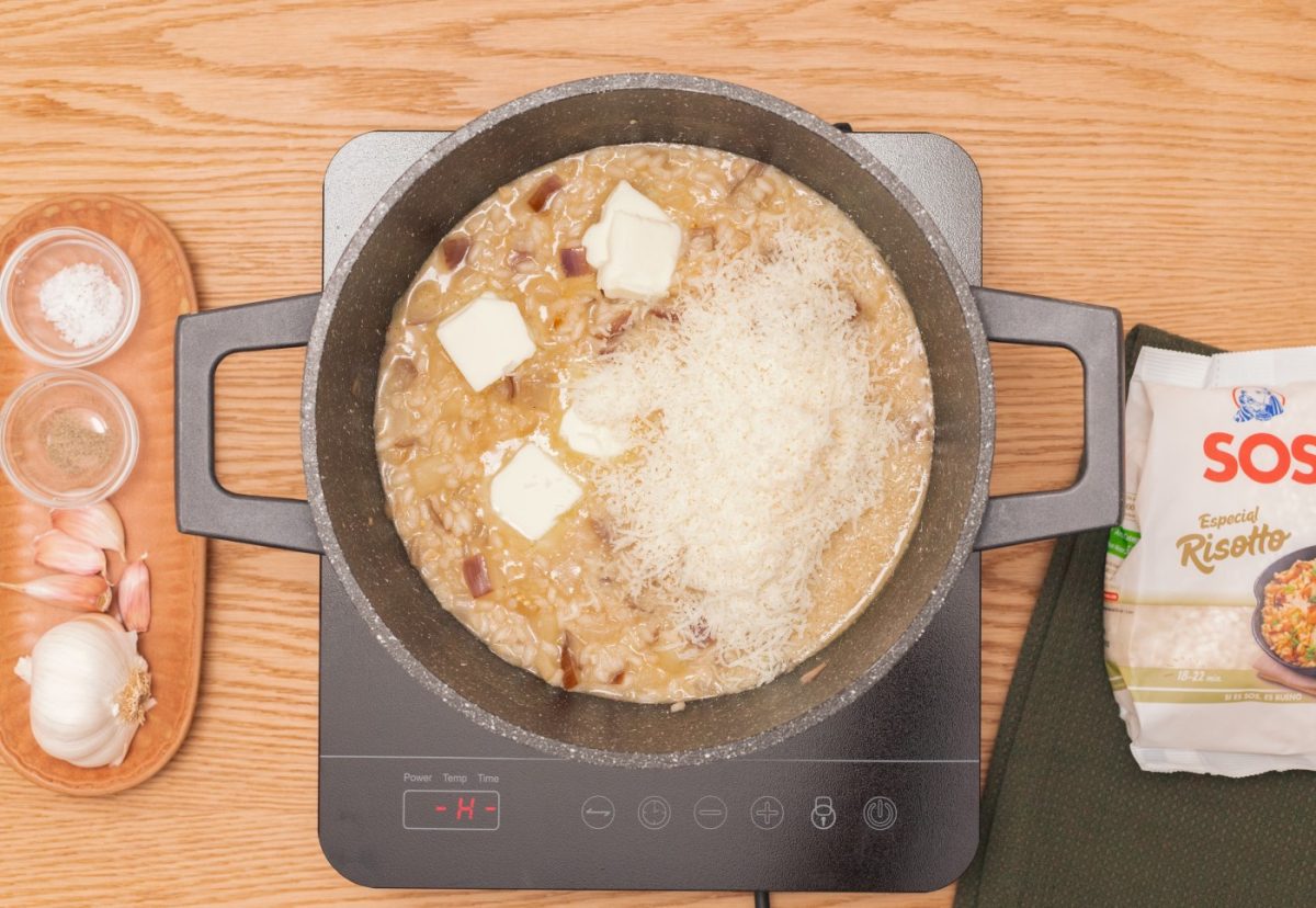 Risotto de berenjenas