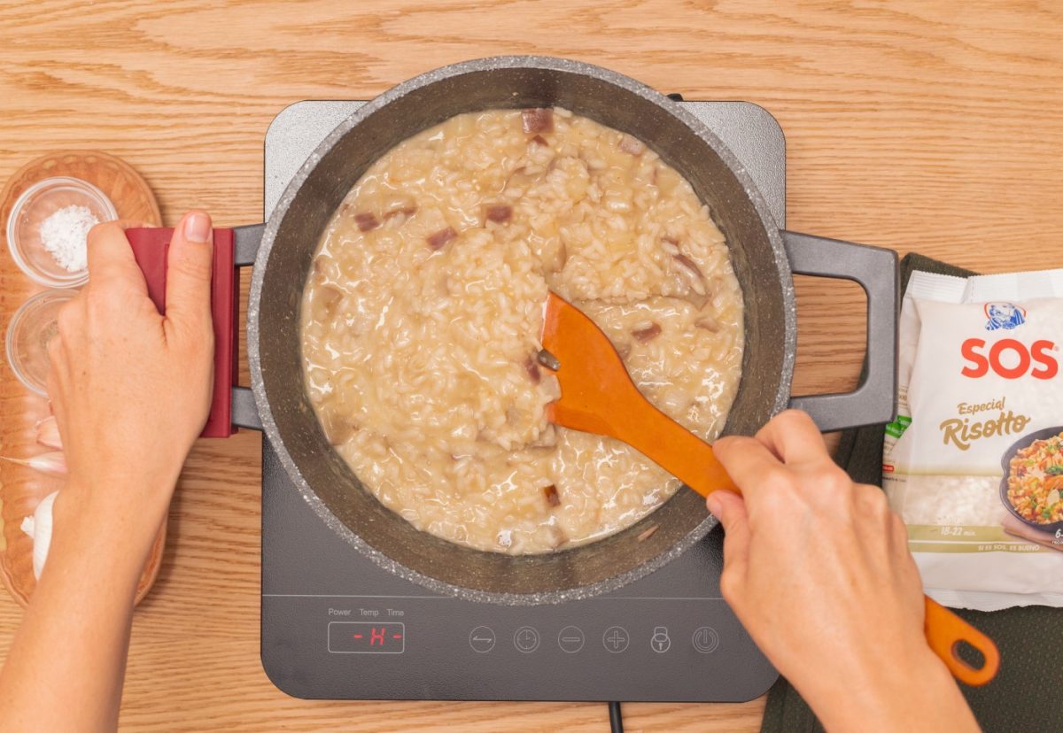 Risotto de berenjenas