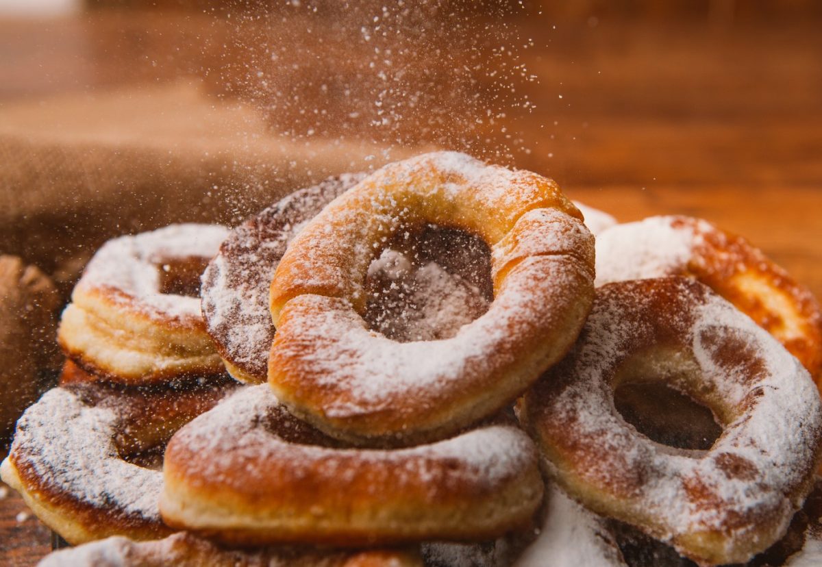 Rosquillas de vainilla en microondas. Una receta express