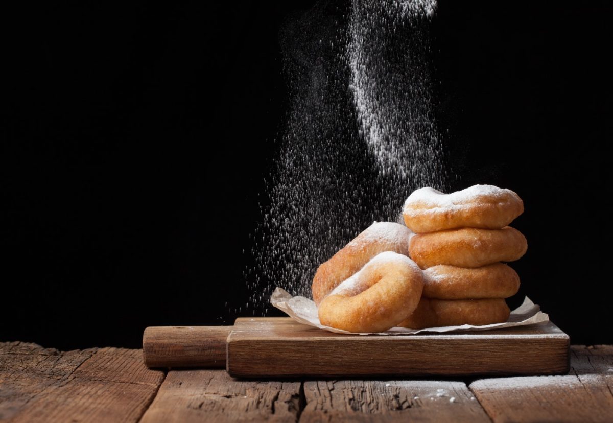 Rosquillas de vainilla en microondas. Una receta express
