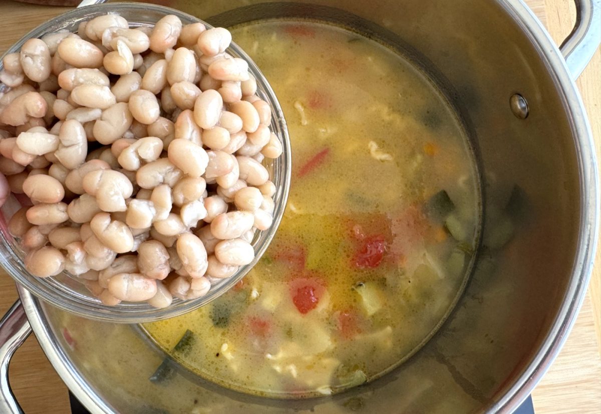 Sopa minestrone con mafalda corta. Un clásico de la cocina italiana