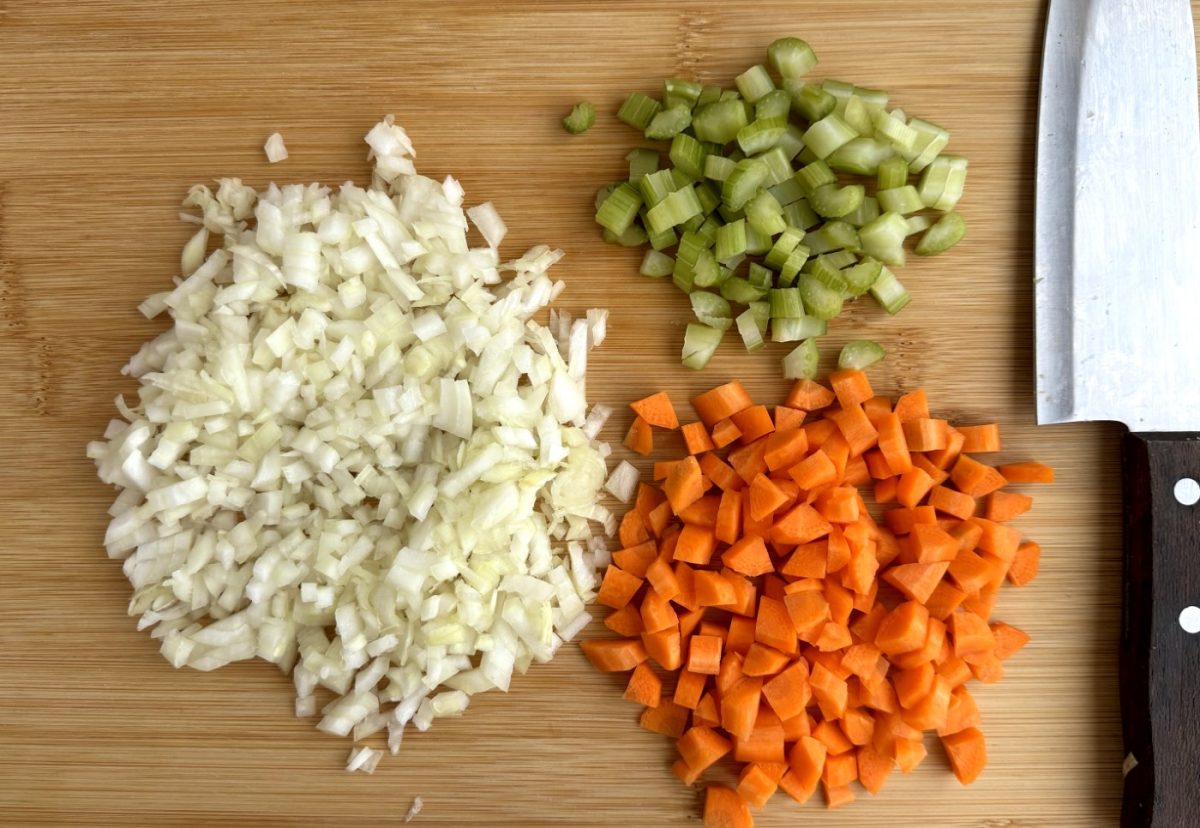 Sopa minestrone con mafalda corta. Un clásico de la cocina italiana