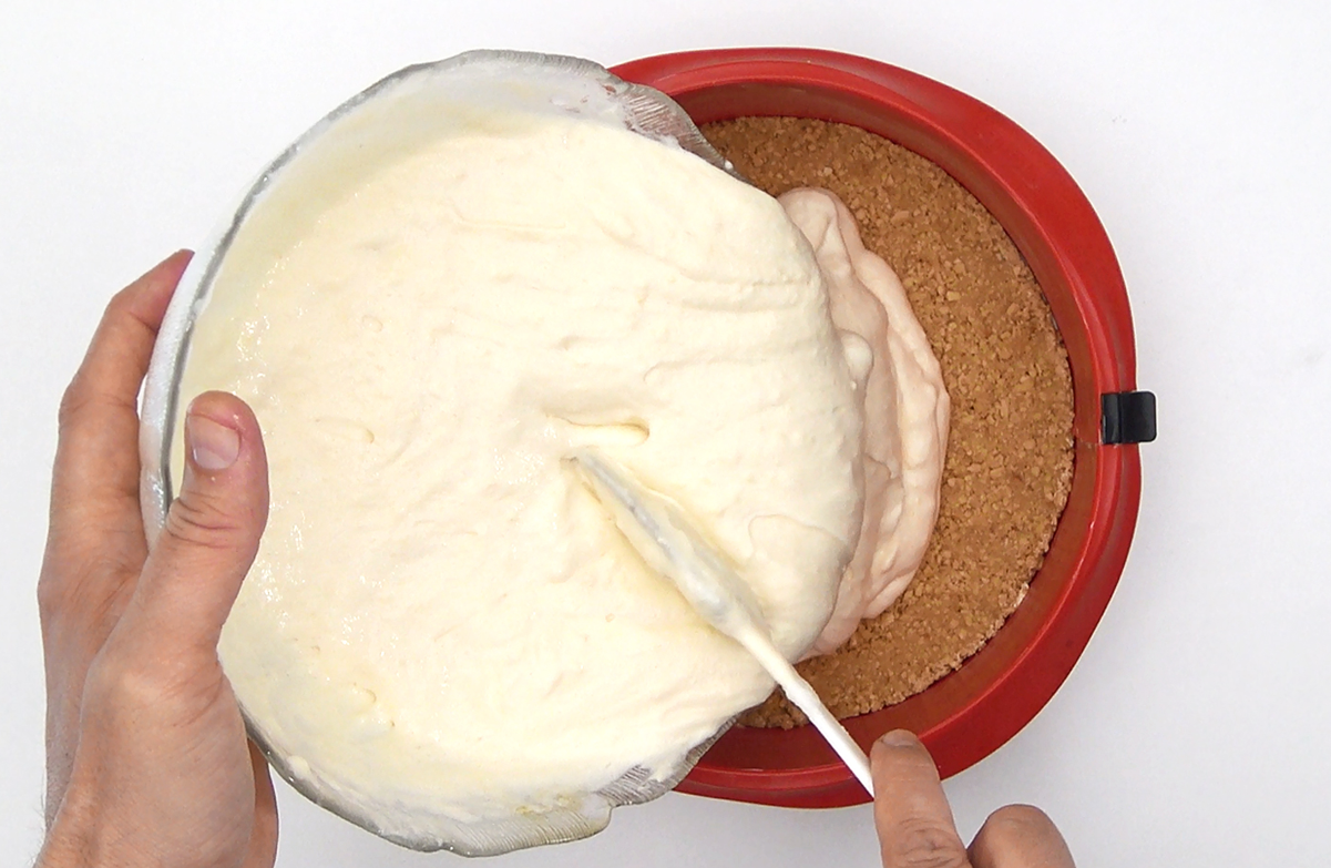 Tarta de queso al horno. Receta fácil, muy esponjosa y con poco azúcar