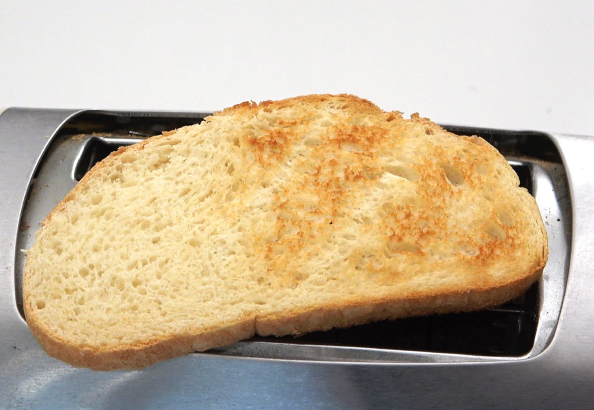 Tosta de jamón serrano, tomate y rúcula. Todo un clásico