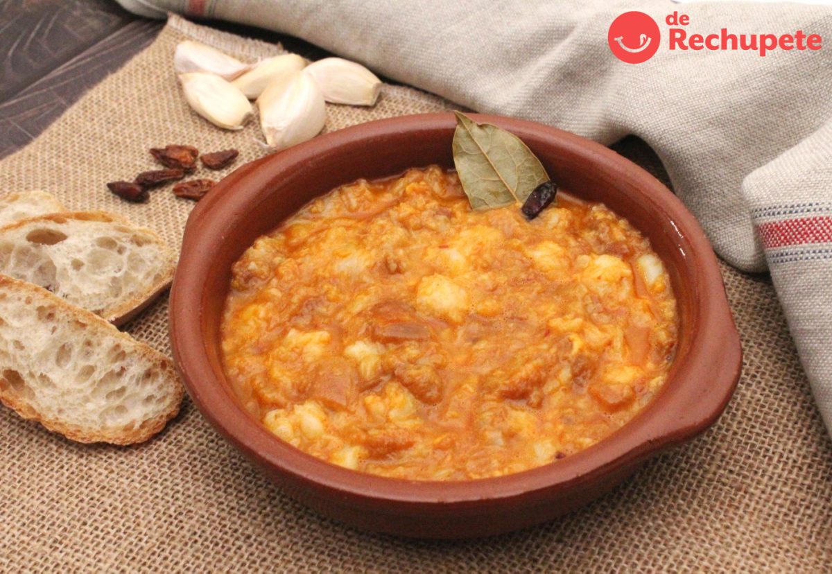Zurrukutuna. Sopa vasca de ajo y bacalao