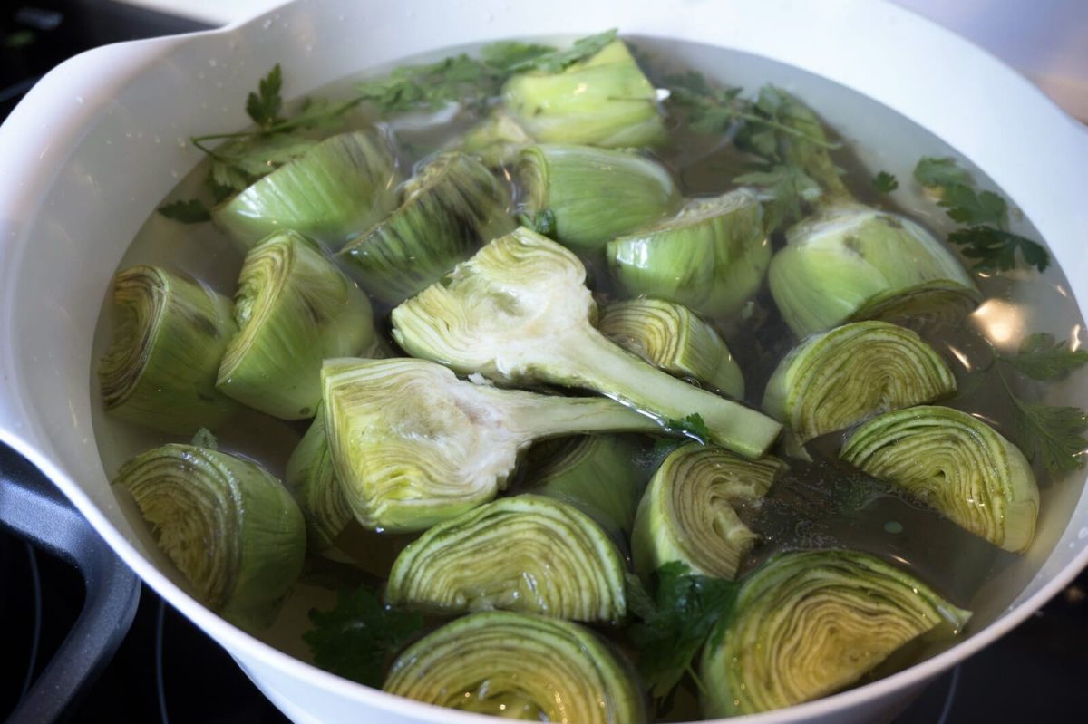 alcachofas escabeche paso 9
