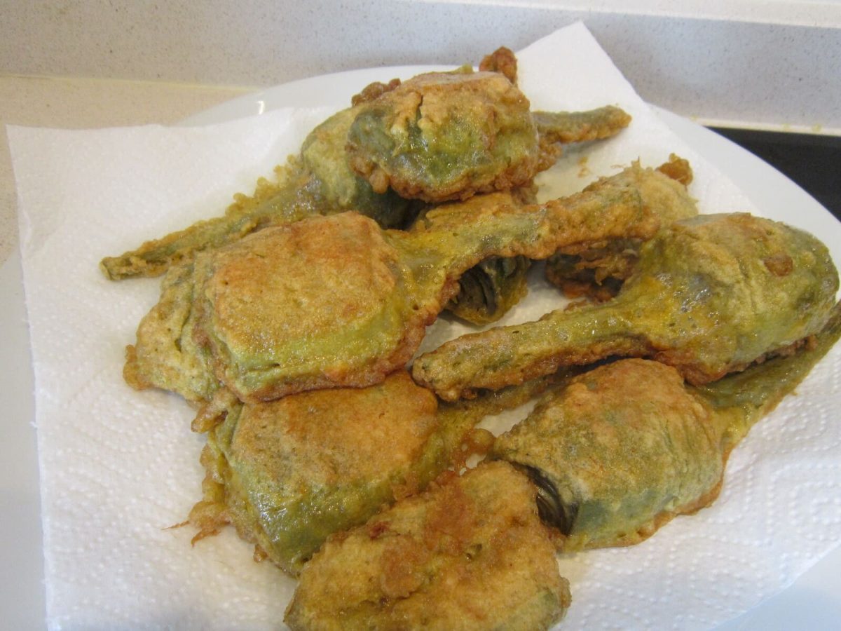 alcachofas rebozadas paso 31