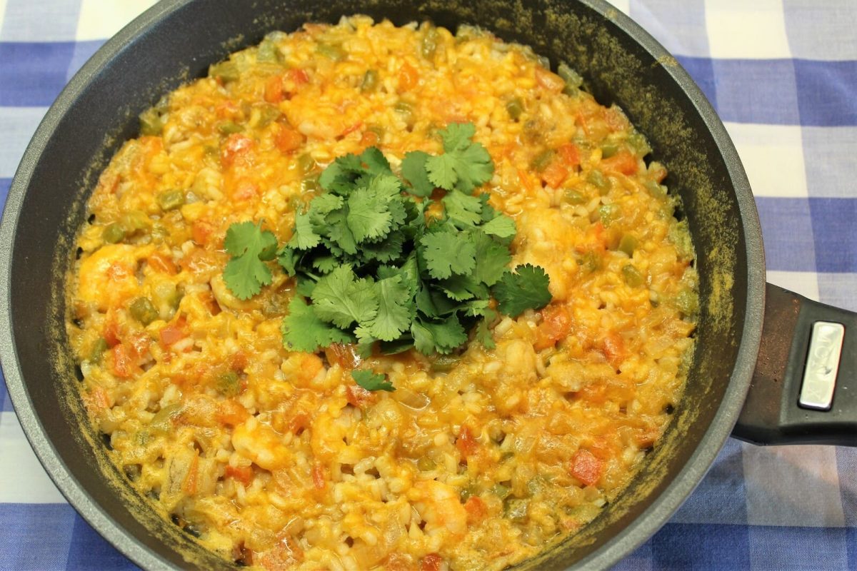 arroz de tamboril paso 10