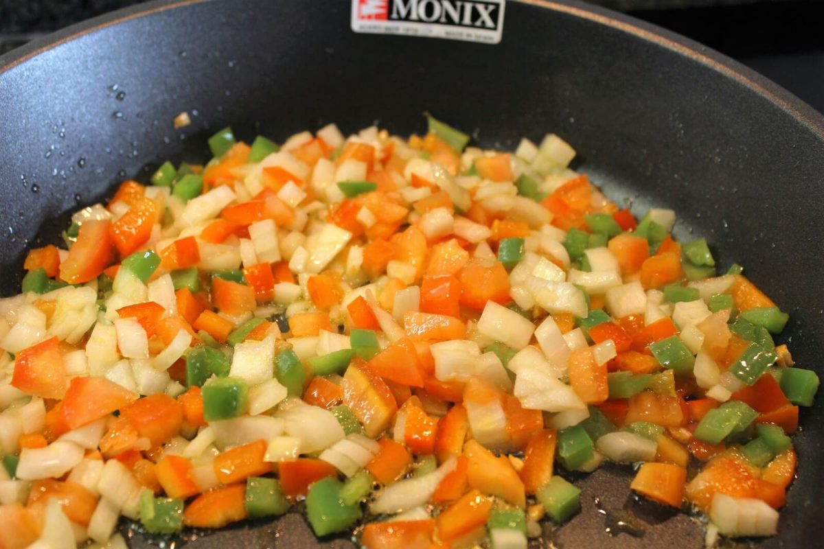 arroz de tamboril paso 2