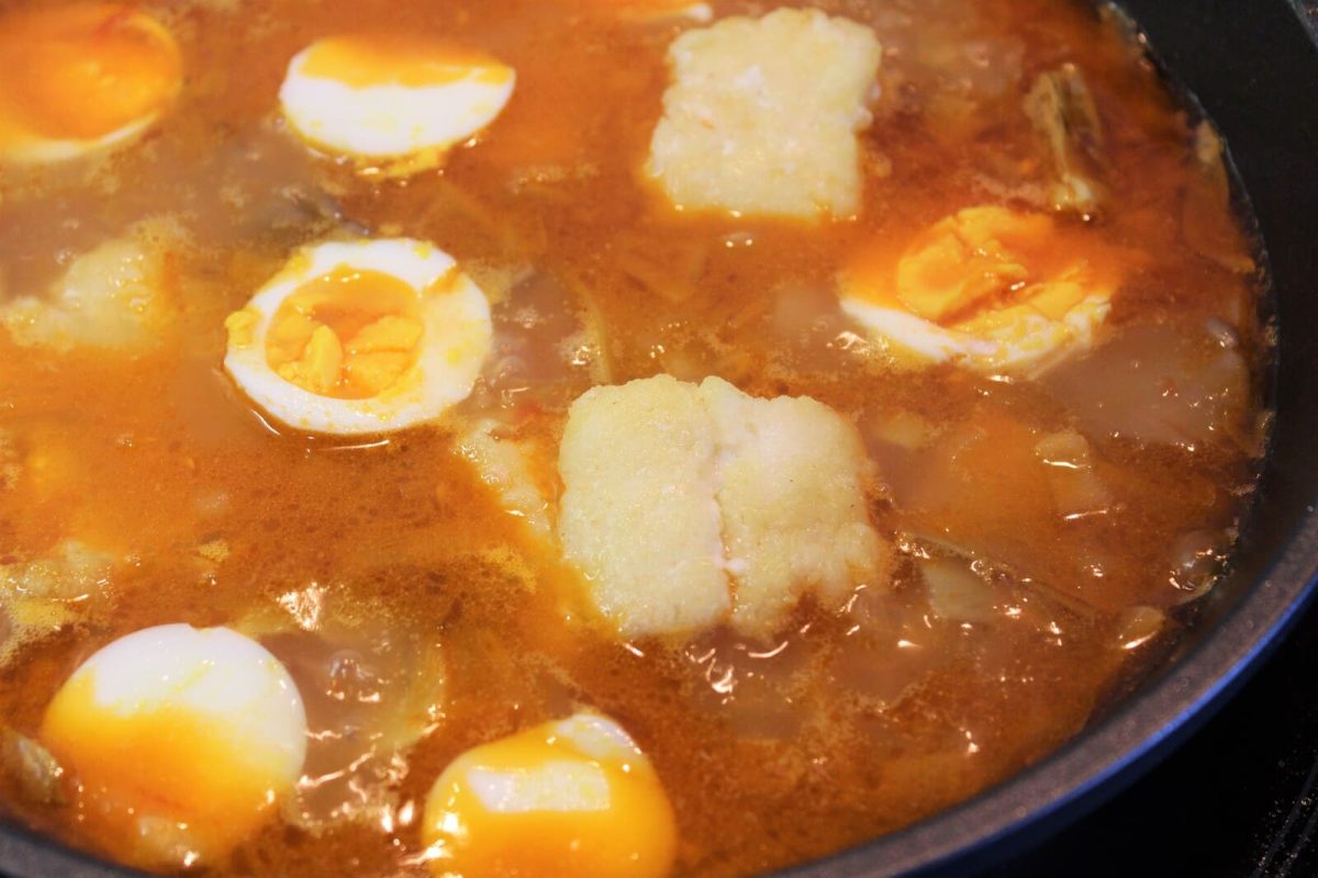 bacalao guisado con alcachofas paso 12