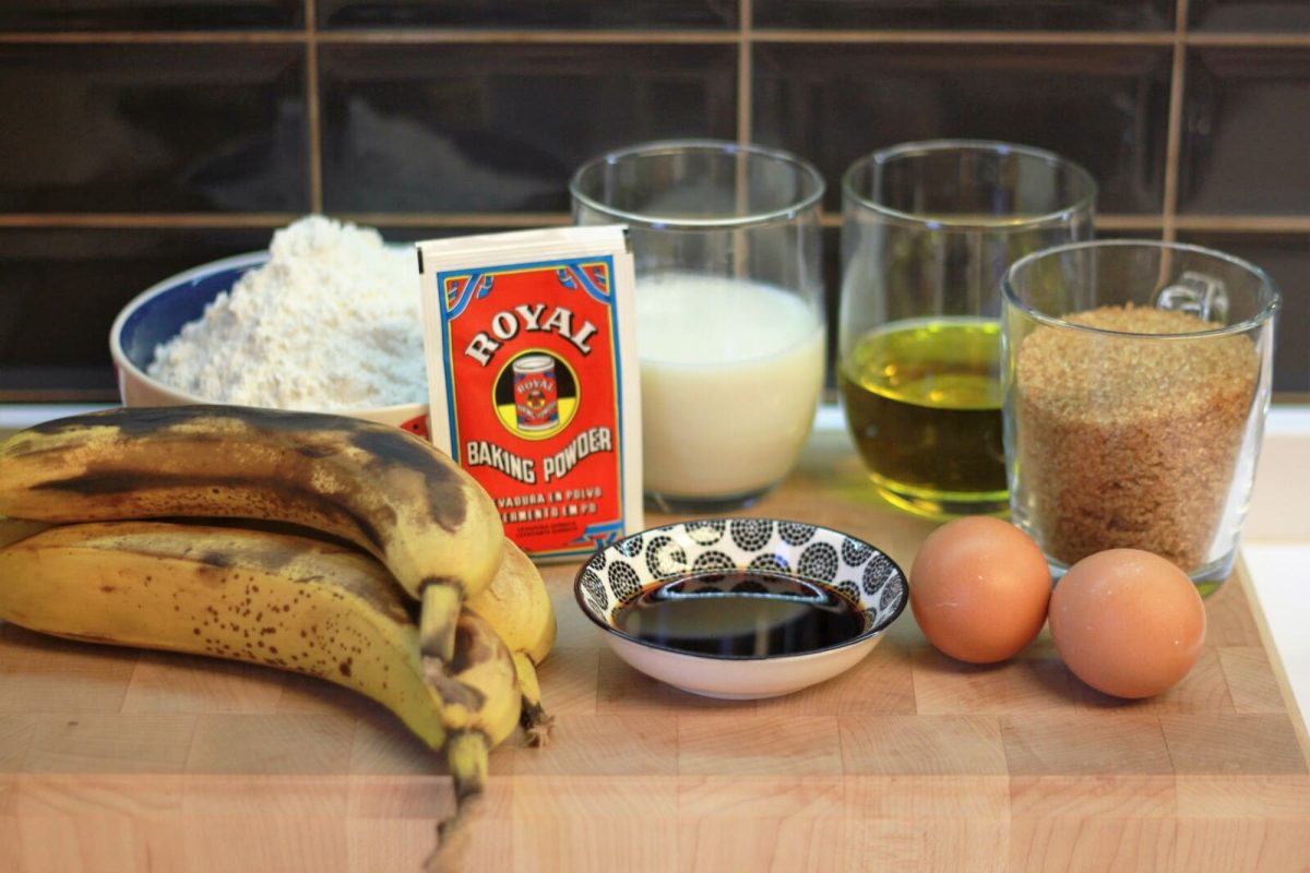 banana bread paso 1