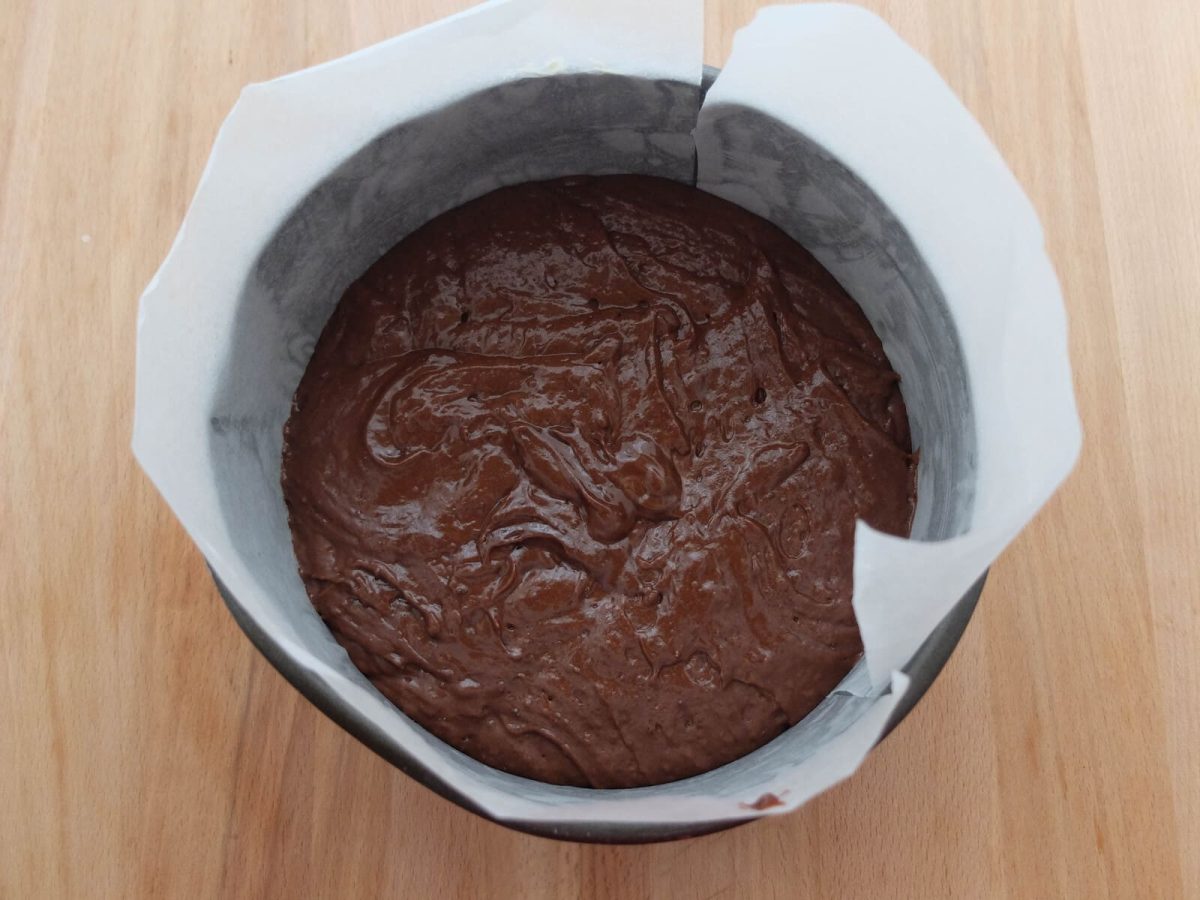bizcocho de chocolate esponjoso paso 14