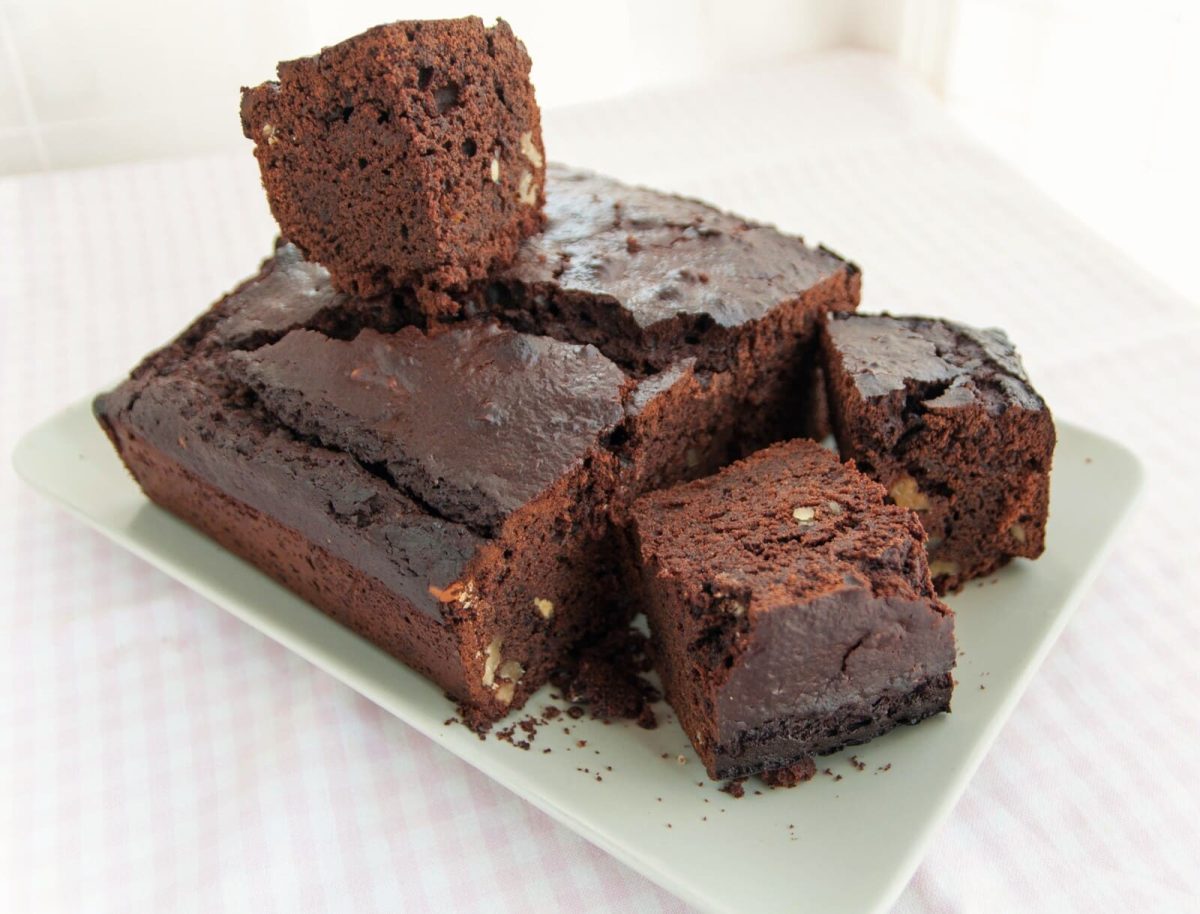 brownie chocolate y naranja paso 12