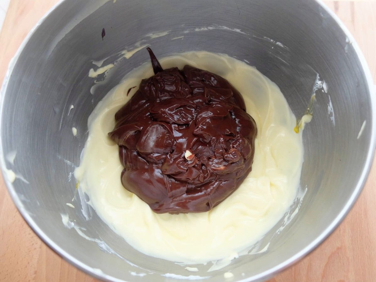 chocolate cheesecake paso 18