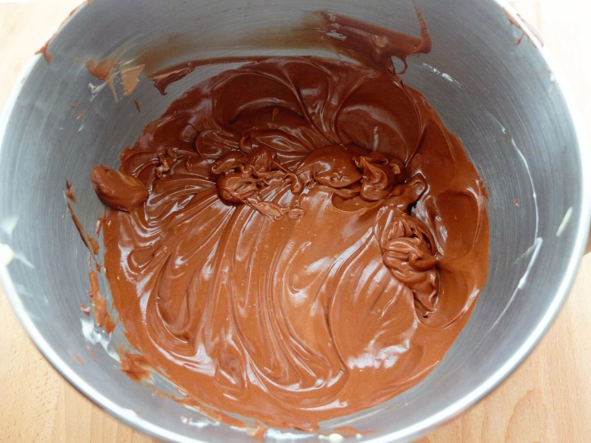chocolate cheesecake paso 19