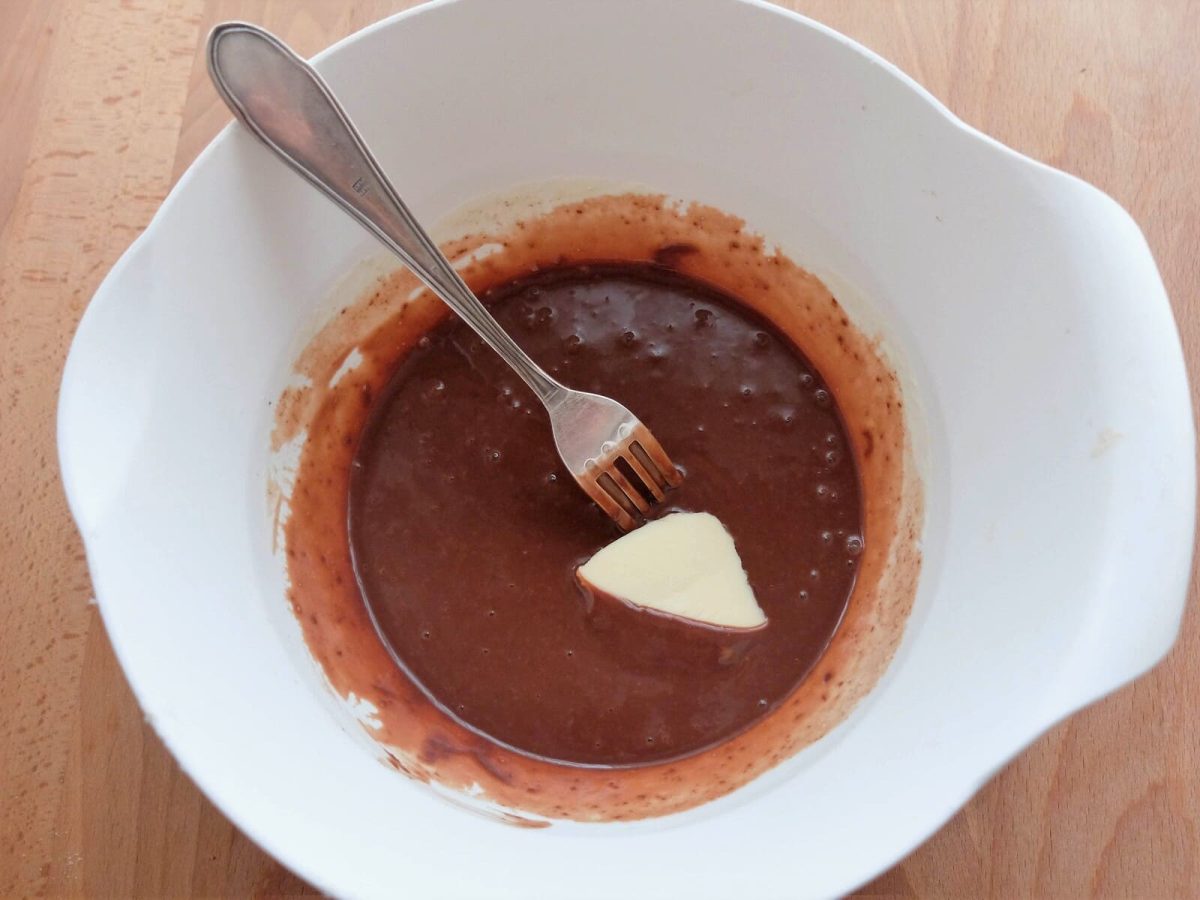 chocolate cheesecake paso 26