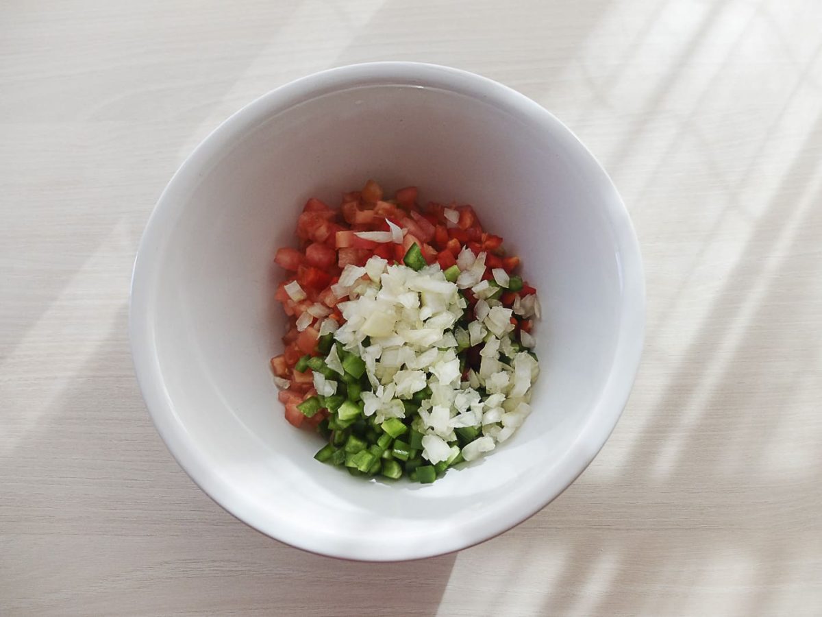 ensalada de jamón al curry paso 5