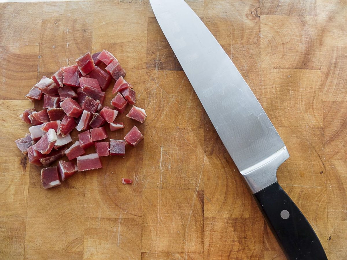 ensalada de jamón al curry paso 7