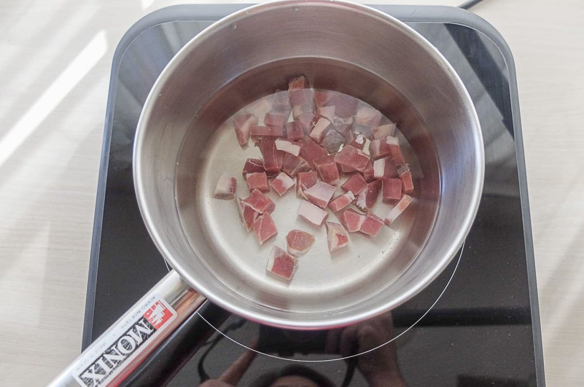 ensalada de jamón al curry paso 8