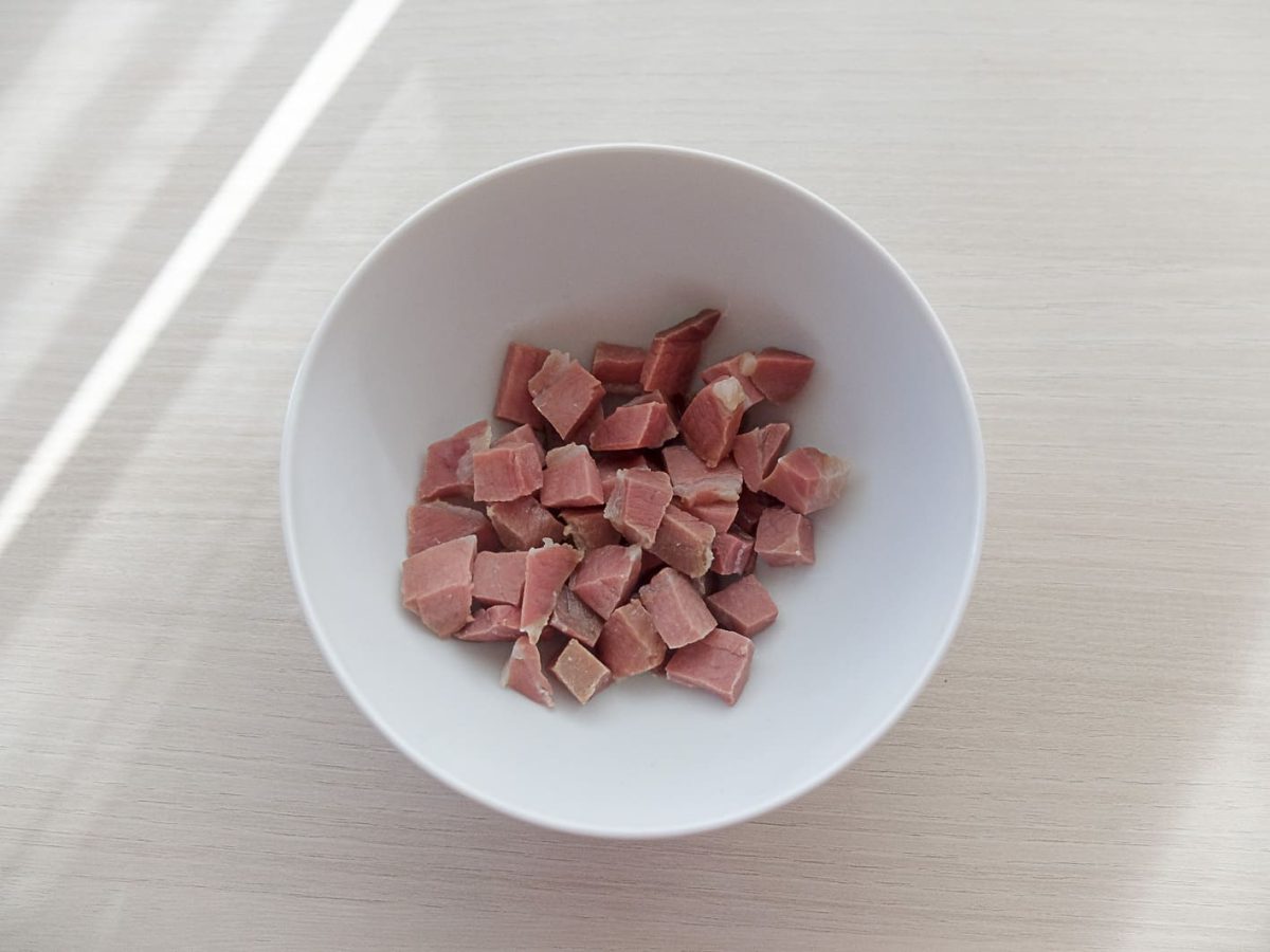 ensalada de jamón al curry paso 9