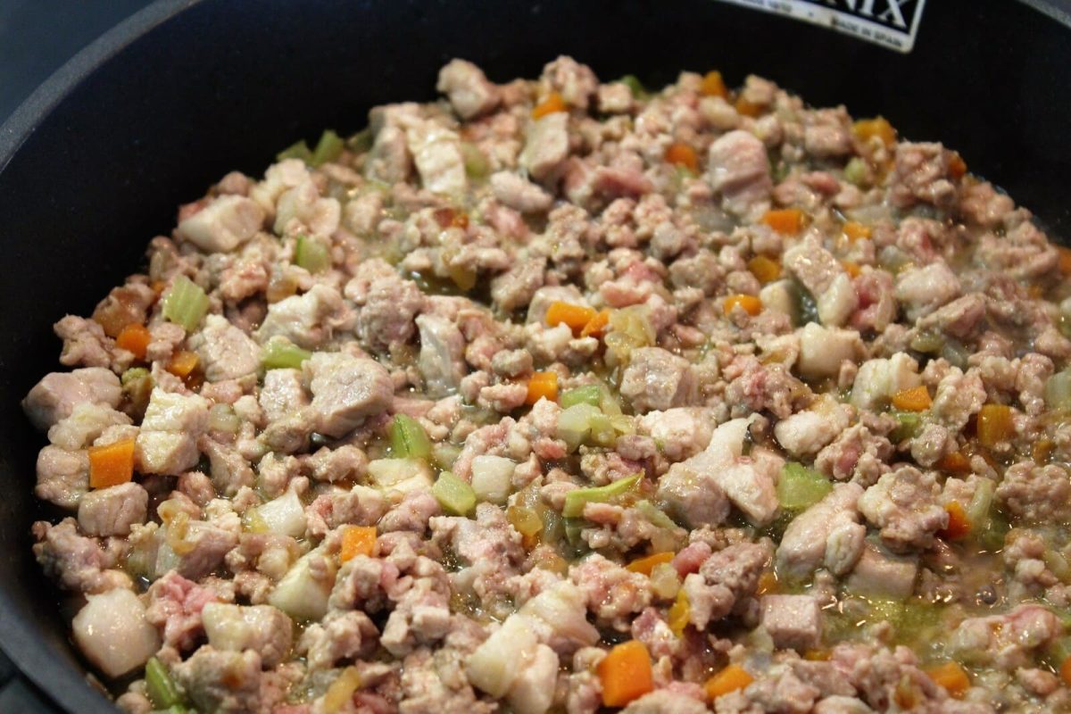 macarrones gratinados boloñesa paso 5