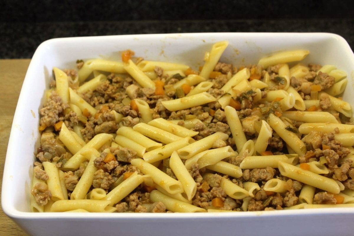 macarrones gratinados boloñesa paso 8