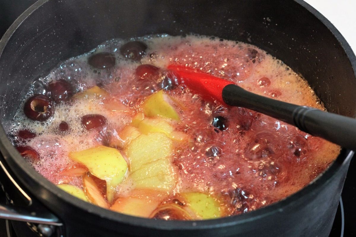 mermelada de cerezas paso 11