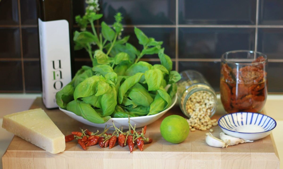 pesto rosso paso 1