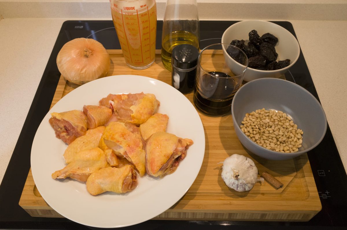 pollo a la catalana paso 1