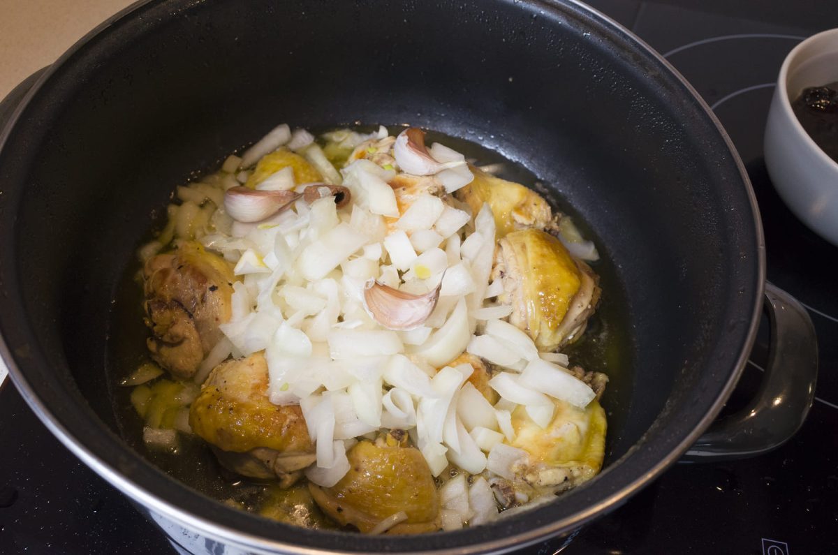 pollo a la catalana paso 6